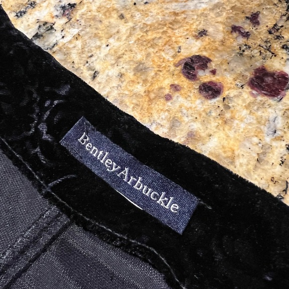 Party Pants- Black Velvet Bentley Arbuckle - Picture 2 of 2